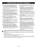 Preview for 5 page of Craftsman 315.CRS1000 Operator'S Manual