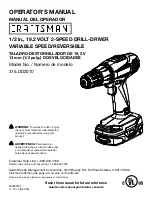 Предварительный просмотр 1 страницы Craftsman 315.DD2010 Operator'S Manual