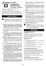 Craftsman 315.PP2020 User Manual предпросмотр