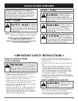 Preview for 3 page of Craftsman 316.292561 Operator'S Manual