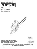 Preview for 1 page of Craftsman 316.380700 Operator'S Manual