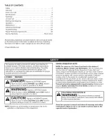 Preview for 2 page of Craftsman 316.380700 Operator'S Manual