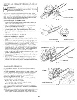 Preview for 22 page of Craftsman 316.380700 Operator'S Manual