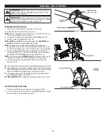 Предварительный просмотр 14 страницы Craftsman 316.74093 series Operator'S Manual