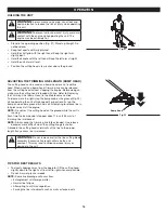 Предварительный просмотр 16 страницы Craftsman 316.74093 series Operator'S Manual