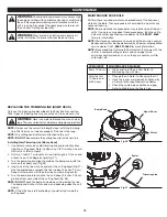 Предварительный просмотр 18 страницы Craftsman 316.74093 series Operator'S Manual