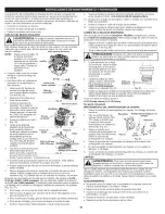 Preview for 21 page of Craftsman 316.772380 Operator'S Manual