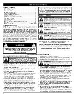 Предварительный просмотр 2 страницы Craftsman 316.79191 Operator'S Manual