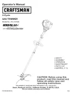 Preview for 1 page of Craftsman 316.791930 Operator'S Manual