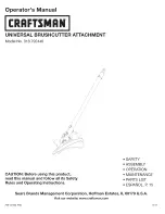 Craftsman 316.792440 Operator'S Manual preview