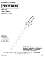 Craftsman 316.792460 Operator'S Manual preview