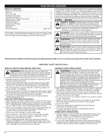 Preview for 2 page of Craftsman 316.792460 Operator'S Manual
