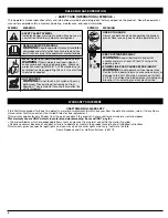 Preview for 4 page of Craftsman 316.79248 Operator'S Manual