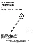 Preview for 9 page of Craftsman 316.79248 Operator'S Manual