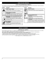 Preview for 4 page of Craftsman 316.792480 Operator'S Manual