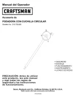 Preview for 9 page of Craftsman 316.792480 Operator'S Manual