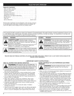 Preview for 2 page of Craftsman 316.792490 Operator'S Manual