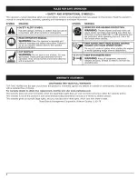 Preview for 4 page of Craftsman 316.792490 Operator'S Manual