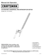 Preview for 11 page of Craftsman 316.792490 Operator'S Manual