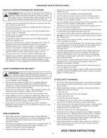 Preview for 3 page of Craftsman 316.792491 Operator'S Manual