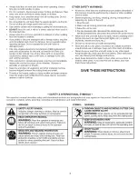 Предварительный просмотр 4 страницы Craftsman 316.792540 Operator'S Manual