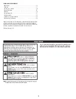 Предварительный просмотр 14 страницы Craftsman 316.792640 Operator'S Manual