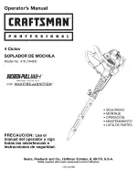 Предварительный просмотр 17 страницы Craftsman 316.794800 Operator'S Manual