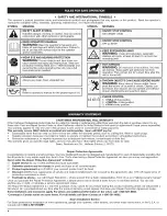 Preview for 4 page of Craftsman 316.794801 Operator'S Manual