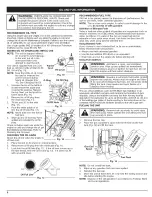 Preview for 8 page of Craftsman 316.794801 Operator'S Manual