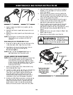 Preview for 16 page of Craftsman 316.79497 Operator'S Manual