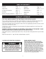 Preview for 2 page of Craftsman 316.794991 Operator'S Manual