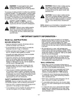 Preview for 3 page of Craftsman 316.797210 Operator'S Manual