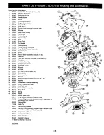 Preview for 20 page of Craftsman 316.797210 Operator'S Manual