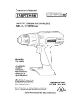 Craftsman 320.10320 Operator'S Manual предпросмотр