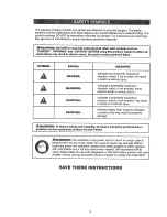 Предварительный просмотр 3 страницы Craftsman 320.10320 Operator'S Manual