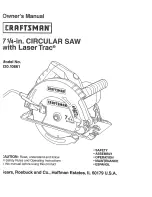 Preview for 1 page of Craftsman 320.10861 Owner'S Manual