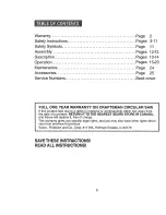 Preview for 2 page of Craftsman 320.10861 Owner'S Manual