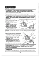 Preview for 20 page of Craftsman 320.10870 Operator'S Manual