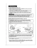 Preview for 21 page of Craftsman 320.10870 Operator'S Manual