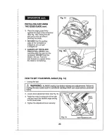 Preview for 23 page of Craftsman 320.10870 Operator'S Manual