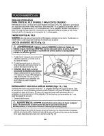 Preview for 56 page of Craftsman 320.10870 Operator'S Manual