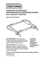 Предварительный просмотр 16 страницы Craftsman 320.16494 Operator'S Manual