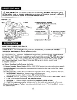 Preview for 11 page of Craftsman 320.17255 Operator'S Manual