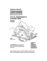 Craftsman 320.25817 Operator'S Manual preview