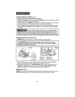 Preview for 18 page of Craftsman 320.25817 Operator'S Manual