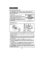 Preview for 20 page of Craftsman 320.25817 Operator'S Manual