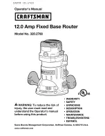 Craftsman 320.2768 Operator'S Manual предпросмотр