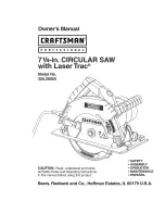 Craftsman 320.28060 Owner'S Manual preview