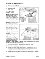 Предварительный просмотр 20 страницы Craftsman 320.28160 Product Manual