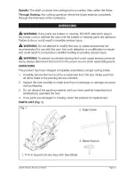 Предварительный просмотр 13 страницы Craftsman 320.28195 Product Manual